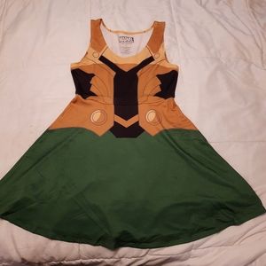 Loki Marvel Avengers Dress Halloween Cosplay
